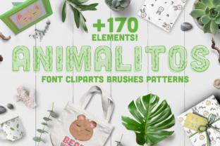 Animalitos BUNDLE: 170 Elements Illustrations