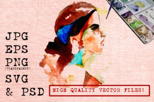 Beauty Watercolor Illustrations for Crafters