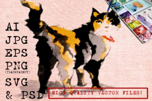 Black Cat Watercolor Illustrations Review