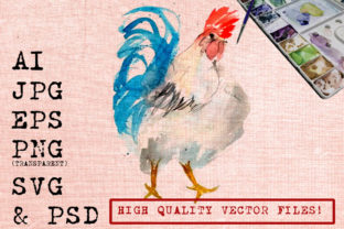Cool Rooster Illustrations for Branding