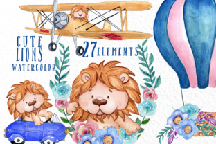 Cute Lions Clipart and Illustrations Review