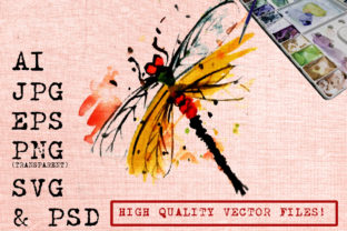 Dragonfly Watercolor Illustrations Review