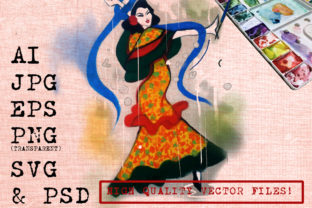 Flamenco Dancing Watercolor Illustrations Review
