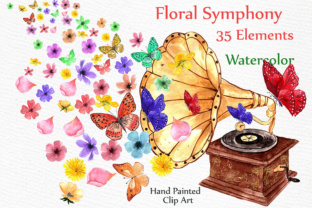 Floral Wedding Clipart & Illustrations