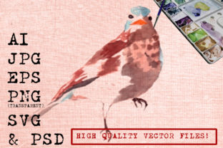 Reviewing Brown Bird Watercolor for Real Embroidery