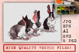 The Bunny Family Watercolor Illustrations Review
