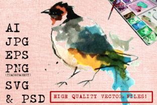 Watercolor Bird: Elegant Illustrations for Brands