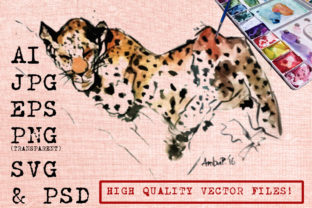 Watercolor Cheetah Illustrations Review