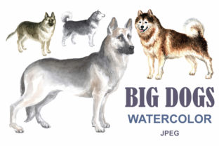 Watercolor Dogs: Soft Illustrations for Crafters