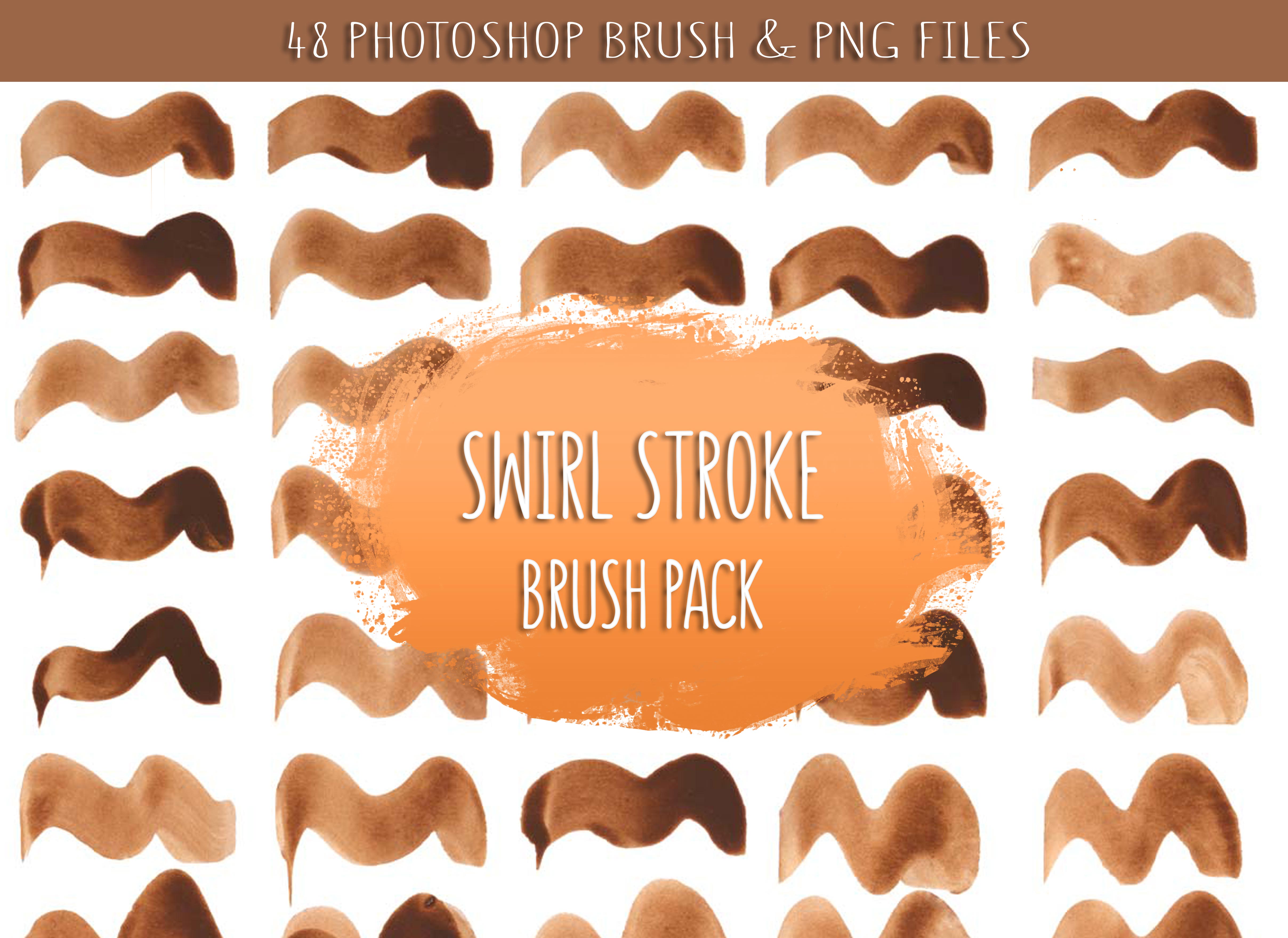 Watercolor Swirl Brush: Elegant Illustrations