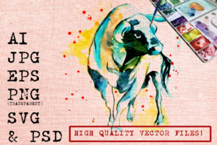 White Bulls Watercolor Illustrations Review