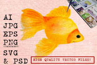 Yellow Fish Watercolor Illustrations Review